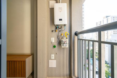 Sacada de apartamento à venda com 1 quarto, 28m² em Jardim Prudência, São Paulo