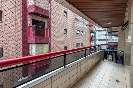 Sacada de apartamento para alugar com 1 quarto, 56m² em Vila Tupi, Praia Grande