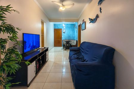 Sala de apartamento para alugar com 1 quarto, 56m² em Vila Tupi, Praia Grande