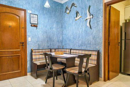 Sala de apartamento para alugar com 1 quarto, 56m² em Vila Tupi, Praia Grande