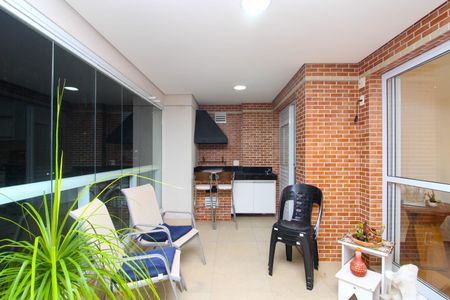 Varanda Gourmet  de apartamento para alugar com 3 quartos, 104m² em Vila Andrade, São Paulo