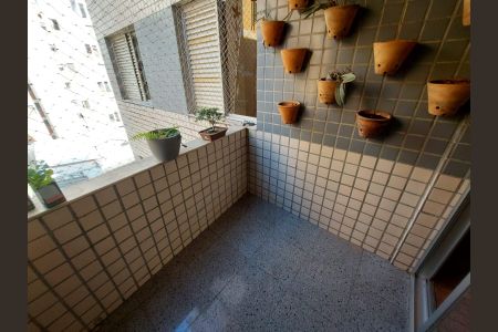 Varanda de apartamento à venda com 3 quartos, 100m² em Carmo, Belo Horizonte