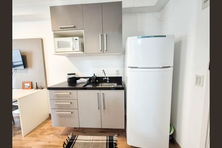 Studio para alugar com 25m², 1 quarto e sem vaga Studio para alugar com 25m², 1 quarto e sem vagaCozinha
