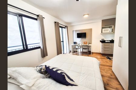 Sala/Quarto de kitnet/studio para alugar com 1 quarto, 25m² em Santa Ifigênia, São Paulo