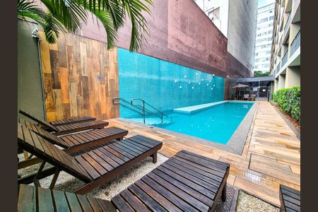Studio para alugar com 25m², 1 quarto e sem vaga Studio para alugar com 25m², 1 quarto e sem vagaPiscina