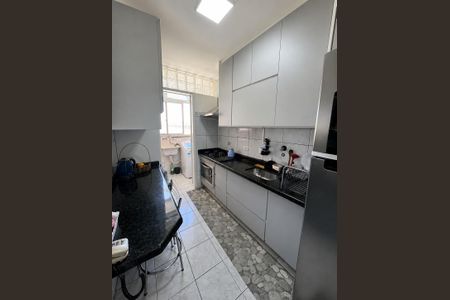 Cozinha de apartamento à venda com 3 quartos, 82m² em Demarchi, São Bernardo do Campo