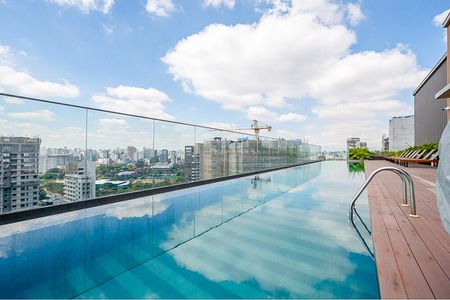 Área comum - Piscina de kitnet/studio à venda com 1 quarto, 38m² em Indianópolis, São Paulo