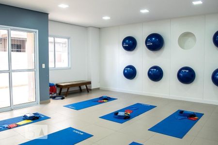 Área comum - Academia de apartamento para alugar com 1 quarto, 40m² em Santana, São Paulo