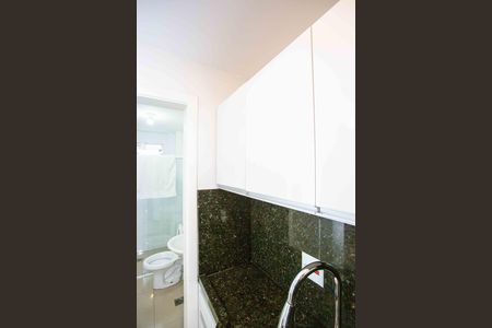 Cozinha de apartamento para alugar com 1 quarto, 36m² em Serraria, Diadema
