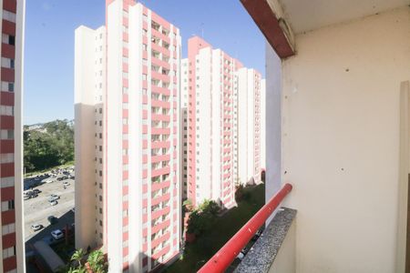 Varanda da Sala de apartamento para alugar com 3 quartos, 73m² em Jardim do Estádio, Santo André