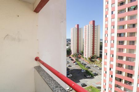 Varanda da Sala de apartamento para alugar com 3 quartos, 73m² em Jardim do Estádio, Santo André