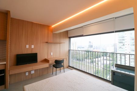 Studio de kitnet/studio para alugar com 1 quarto, 25m² em Santo Amaro, São Paulo
