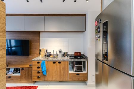 Cozinha de kitnet/studio para alugar com 1 quarto, 30m² em Centro Histórico de São Paulo, São Paulo