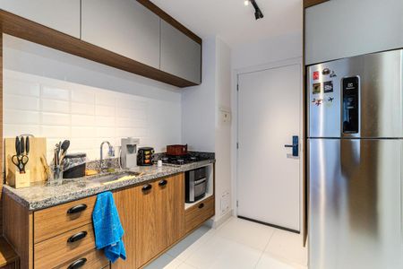 Cozinha de kitnet/studio para alugar com 1 quarto, 30m² em Centro Histórico de São Paulo, São Paulo