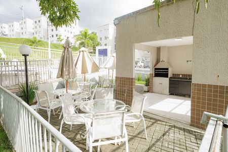 Área comum - Churrasqueira de apartamento à venda com 2 quartos, 45m² em Campo Grande, Rio de Janeiro