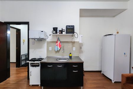 Studio para alugar com 41m², 1 quarto e sem vaga Studio para alugar com 41m², 1 quarto e sem vagaCozinha
