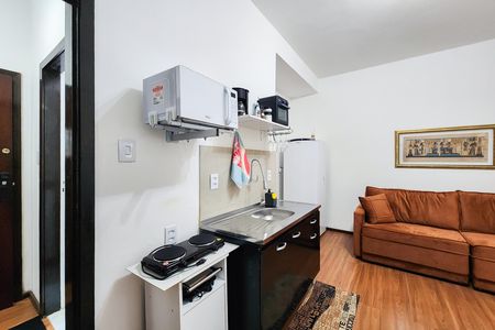Cozinha de kitnet/studio para alugar com 1 quarto, 41m² em Praça da Bandeira, Rio de Janeiro
