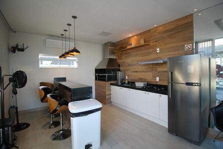 Área comum - Churrasqueira de apartamento à venda com 2 quartos, 55m² em Mossunguê, Curitiba
