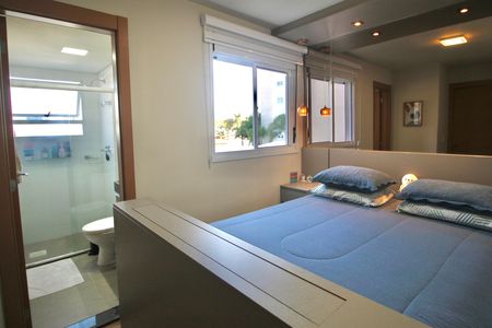 Quarto 1 - Suite de apartamento à venda com 2 quartos, 55m² em Mossunguê, Curitiba