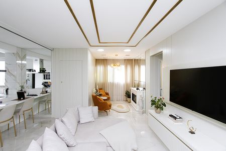 Sala de apartamento à venda com 4 quartos, 130m² em Betânia, Belo Horizonte