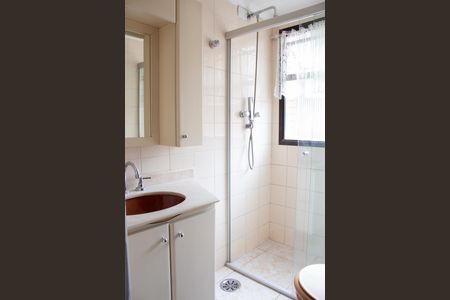 Banheiro da Suíte de apartamento para alugar com 3 quartos, 115m² em Santo Amaro, São Paulo