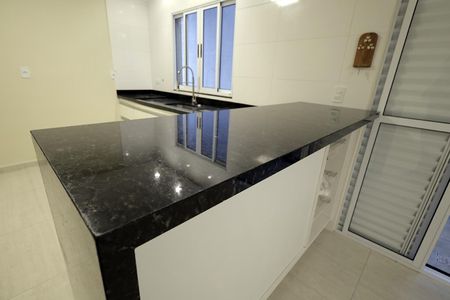 Cozinha de casa para alugar com 2 quartos, 130m² em Parque Bandeirante, Santo André
