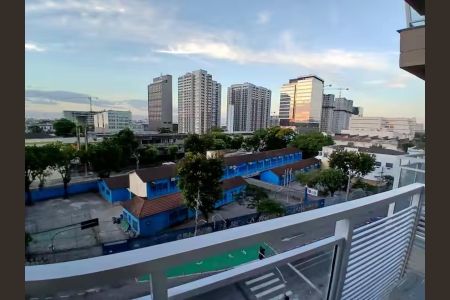 Varanda de apartamento para alugar com 2 quartos, 42m² em Santo Cristo, Rio de Janeiro
