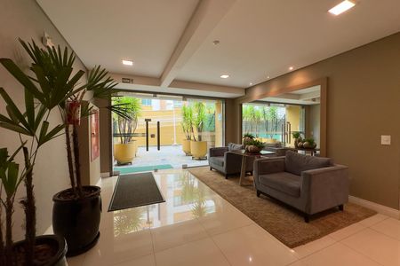 Apartamento para alugar com 56m², 2 quartos e 1 vagaHall de entrada do bloco