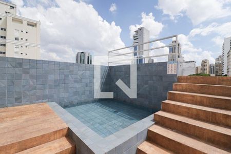Área comum - Piscina de apartamento para alugar com 1 quarto, 25m² em Santana, São Paulo