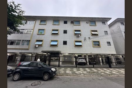 Fachada do bloco de apartamento para alugar com 2 quartos, 55m² em Itararé, São Vicente
