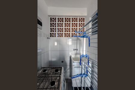Cozinha de apartamento para alugar com 1 quarto, 30m² em Vila Bertioga, São Paulo