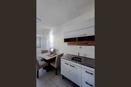 Cozinha de apartamento para alugar com 1 quarto, 30m² em Vila Bertioga, São Paulo