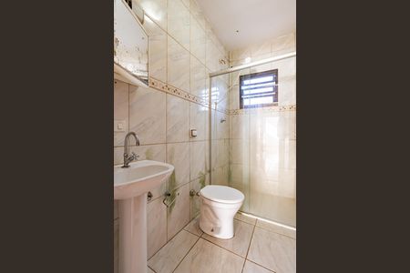 Banheiro da Suíte de casa para alugar com 1 quarto, 35m² em Vila Santo Estefano, São Paulo