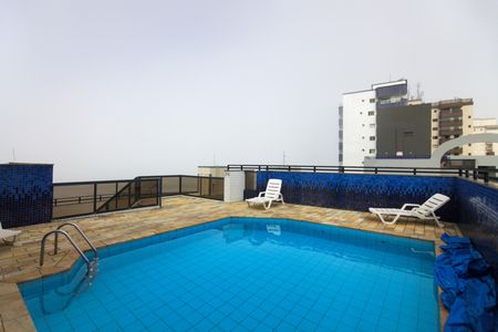 Área comum - Piscina de apartamento para alugar com 1 quarto, 60m² em Vila Caiçara, Praia Grande
