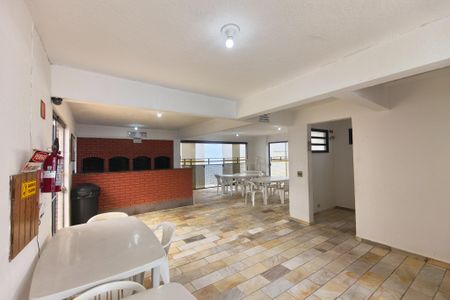 Área comum - Churrasqueira de apartamento para alugar com 1 quarto, 60m² em Vila Caiçara, Praia Grande