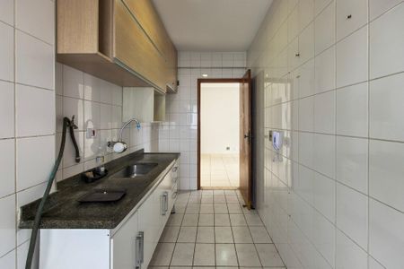 Cozinha  de apartamento para alugar com 1 quarto, 60m² em Vila Caiçara, Praia Grande