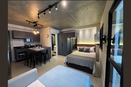 Studio para alugar com 33m², 1 quarto e sem vagaSala / Quarto