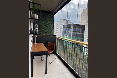 Studio para alugar com 33m², 1 quarto e sem vagaVaranda