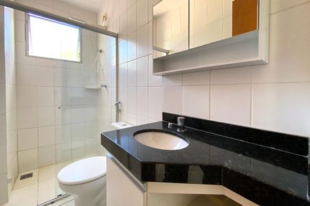 Banheiro de apartamento para alugar com 2 quartos, 55m² em Palmeiras, Belo Horizonte