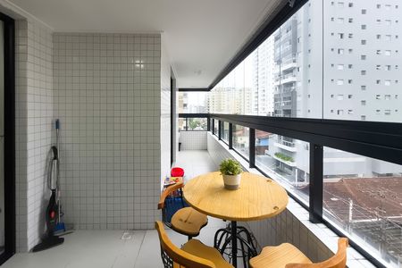 Sacada de apartamento para alugar com 2 quartos, 80m² em Canto do Forte, Praia Grande