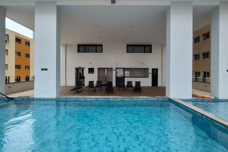 Área comum - Piscina de apartamento para alugar com 2 quartos, 80m² em Canto do Forte, Praia Grande