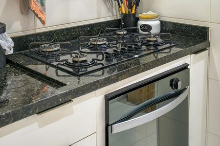 Apartamento para alugar com 80m², 2 quartos e 2 vagas Apartamento para alugar com 80m², 2 quartos e 2 vagasDetalhe da Cozinha