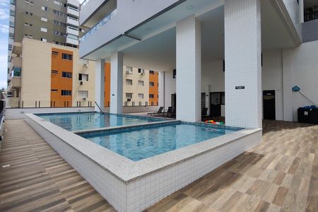 Área comum - Piscina de apartamento para alugar com 2 quartos, 80m² em Canto do Forte, Praia Grande