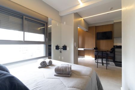 Studio para alugar com 32m², 1 quarto e sem vagaQuarto