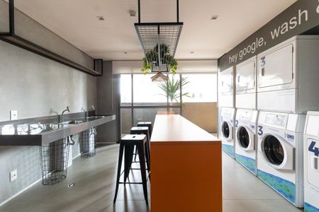 Studio para alugar com 32m², 1 quarto e sem vagaLavanderia