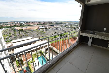 Sala - Sacada de apartamento para alugar com 2 quartos, 60m² em Loteamento Residencial Vila Bella Dom Pedro, Campinas