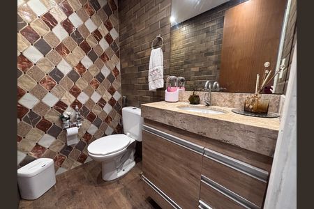Casa de condomínio para alugar com 84m², 3 quartos e 2 vagasLavabo