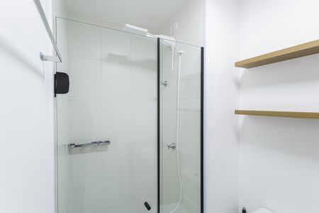 Apartamento para alugar com 28m², 1 quarto e sem vaga Apartamento para alugar com 28m², 1 quarto e sem vagaBanheiro da Suíte