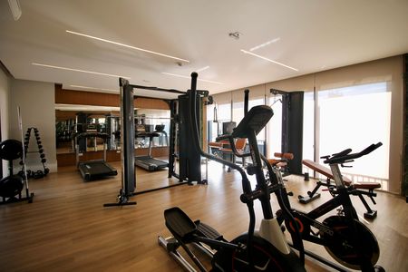 Área comum - Academia de apartamento para alugar com 1 quarto, 53m² em Bigorrilho, Curitiba