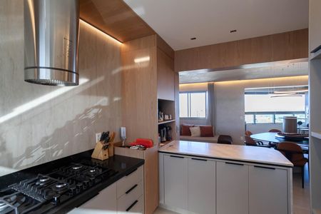 Cozinha de apartamento à venda com 2 quartos, 130m² em Vale do Sereno, Nova Lima